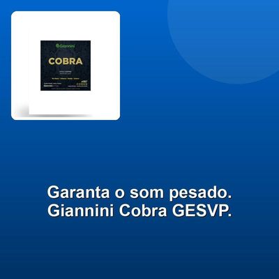 Encordoamento Viola Aço Prateado Tensão Pesada Gesvp