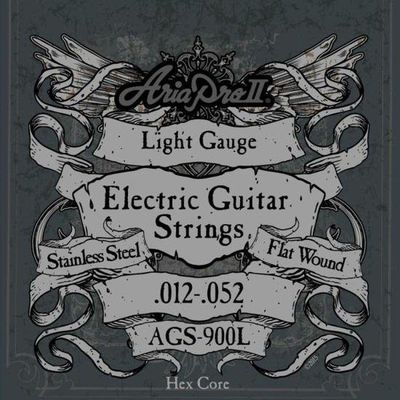 Encordoamento Guitarra Flat Wound .012 Aria Pro Ii