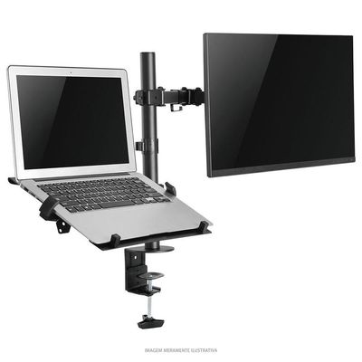 Suporte Monitor E Notebook Articulado Plmsmn1a