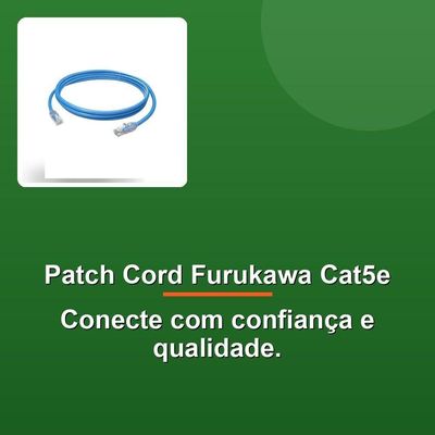 Patch Cord Furukawa Cat5e 2.5m Azul