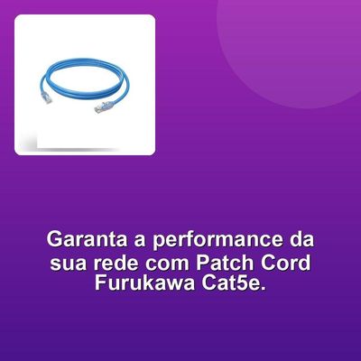 Patch Cord Furukawa Cat5e 2.5m Azul