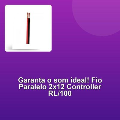 Fio Paralelo Bicolor 2×12 2,50mm Controller Rl -100
