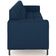 Sofá 3 Lugares Sala Living Industrial 180cm Senna K01 Veludo Azul Marinho - Lyam Decor
