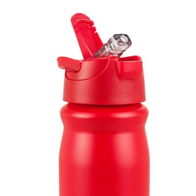 Garrafa Alumínio Com Canudo São Paulo FC 650ml Oficial