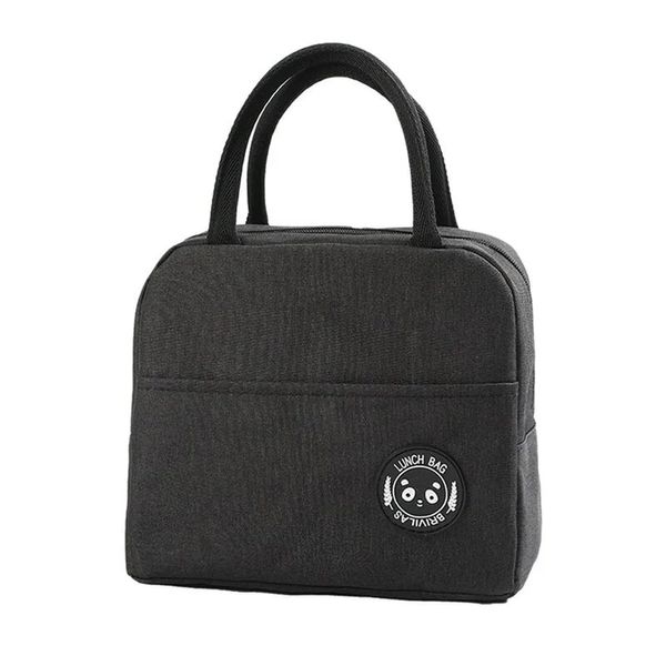 BOLSA TÉRMICA NECESSAIRE PORTÁTIL LANCHEIRA ORGANIZADORA MULTIFUNCIONAL BOLSO EXTERNO Único / Preto