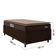 Cama Box Baú Solteiro Colchão Espuma D33 Pillow 88x188x60cm Marrom Suporta Até 120kg Marrom