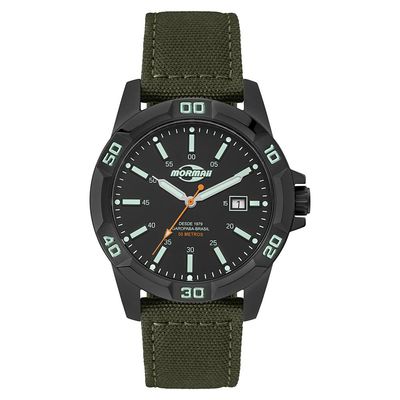 Relógio Mormaii Masculino Ref: Mo2317af/2p Esportivo Aço Black