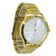 Relógio Tuguir Masculino Ref: Tg30355 Casual Dourado