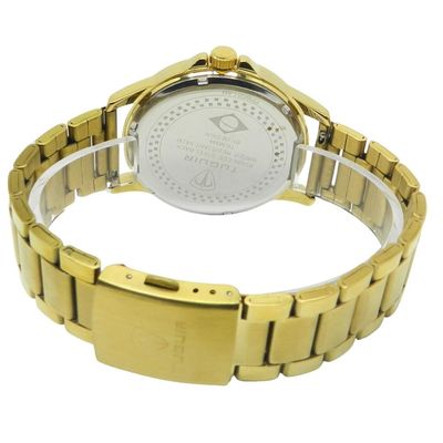 Relógio Tuguir Masculino Ref: Tg30355 Casual Dourado