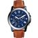 Relógio Fossil Masculino Ref: Fs5151/0an Cronógrafo Azul