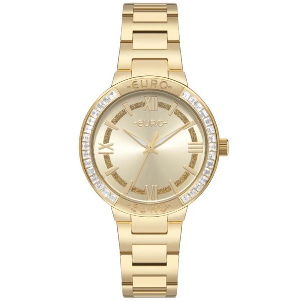 Relógio Euro Feminino Ref: Eu2035yyk/4d Brilho Dourado