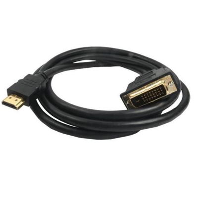 Cabo Hdmi Macho para Dvi I Macho com Filtro - 1.8 Mts