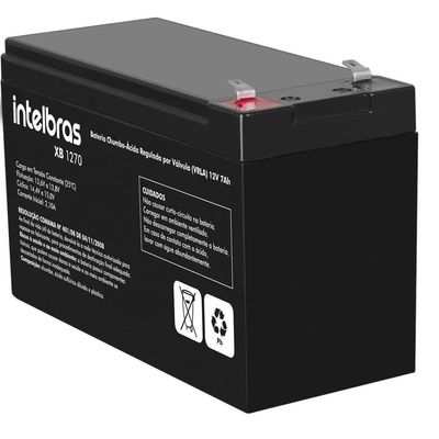 Bateria Interna Selada para Nobreak 12V 7A Intelbras