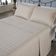 Kit Cobre Leito Matelado Dupla Face Soft 3 Peças King 100% Poliéster  - Areia