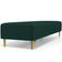Kit 02 Puffs Decorativo Sala de Estar Bali W01 Pés Palito 210x60cm Bouclê Verde - Lyam Decor