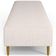 Kit 02 Puffs Decorativo Sala de Estar Bali W01 Pés Palito 170x60cm Linho Cru - Lyam Decor