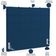 Kit Cabeceira Cama Box King 195cm com Calçadeira Roma W01 Suede Azul Marinho - Lyam