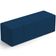 Kit Cabeceira Cama Box King 195cm com Calçadeira Roma W01 Suede Azul Marinho - Lyam