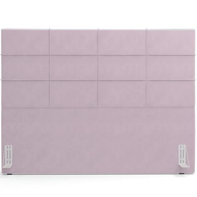 Cabeceira Cama Box Casal 140 cm Roma W01 Suede Rosê - Lyam