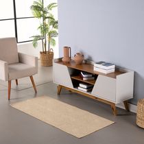 Tapete Passadeira Sisal Lancer 1 Peça 1,00m x 66cm 87% Polipropileno / 13% Poliéster - PS29 Clean