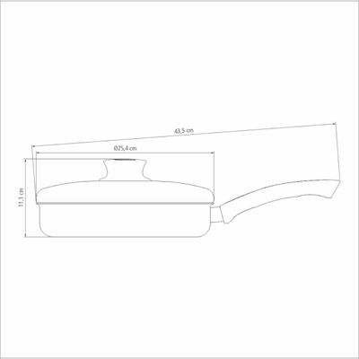 Frigideira Reta Tramontina My Lovely Kitchenm Alumínio Vermelho Starflon Max 24 cm 2 L