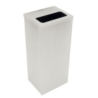 Lixeira Inox Tramontina Square com Acabamento Polido 50 L