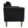 Poltrona Sala Decorativa Livia Pé Madeira Sintético Preto M11 - D'Rossi
