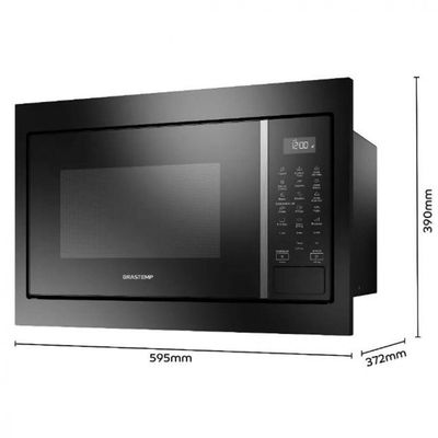 Micro-ondas De Embutir Brastemp 32l Bm146aeana Preto 127v