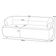 Kit Sofá 3 Lugares Para Sala 198cm Com 01 Poltrona Orgânica Florea M05 Bouclê Creme - Lyam Decor