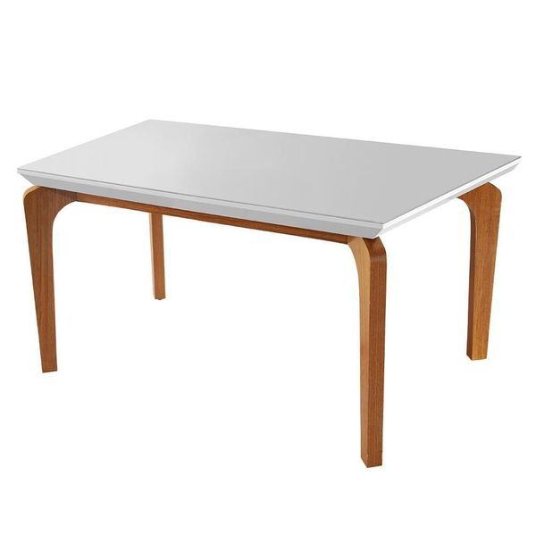 Mesa De Jantar Tampo Mdf E Vidro 1,2m X 0,80m Imbuia Londrina Rufato