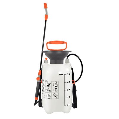 Pulverizador Manual Lateral 5L Tramontina Compressão Prévia de Veneno Agrícola e Jardinagem
