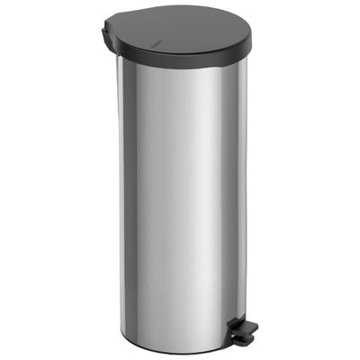 Lixeira Aço Inox com Pedal 30L Tramontina New Hall de Entrada Recepção Consultório