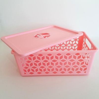 Kit 6 Caixas Organizadoras Empilháveis Com Tampa UZ