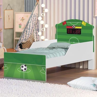 Mini Cama Campo De Futebol Com Colchão