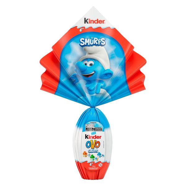 Ovo de Páscoa Kinder Maxi Smurfs 100g Ovo de Páscoa Kinder Maxi Smurfs 100g