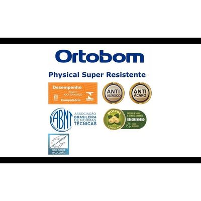 Colchão Physical Resistente Viúva (128X188X17) Ortobom