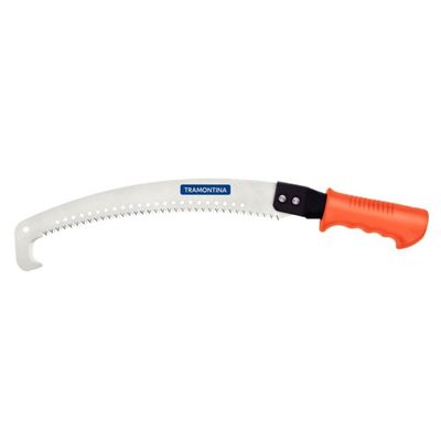 Serrote de Poda Tramontina Lâmina em Aço Carbono Gancho 32cm 12,5" Podador Galhos Árvores