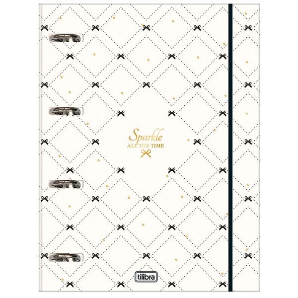 Caderno Argolado Com Elástico 48F West Village 396729- Tilibra