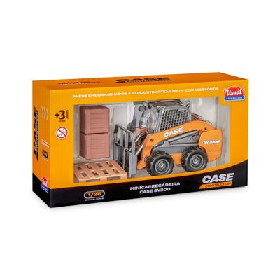 Mini Carregadeira Case Construction SV300 B 1:26 822 - Usual