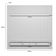 Painel Ripado Para TV 75 Pol Slats e Bancada Lisa 258x250cm L05 Nature Off White - Lyam Decor