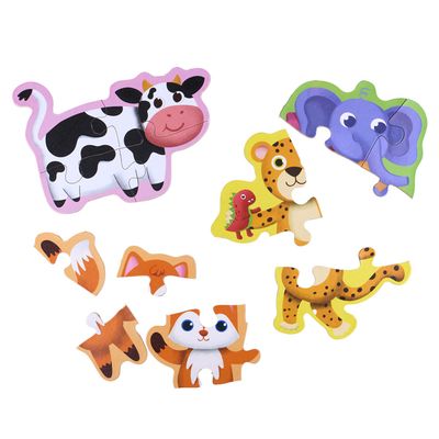 Meu Primeiro Quebra Cabeça Animais 29 Peças BDC