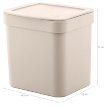 Lixeira Trium Compacta 2,5L com Tampa