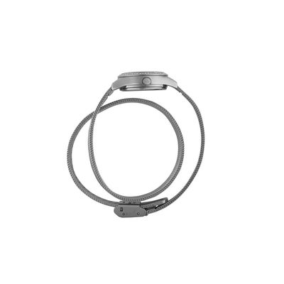 Relogio Mondaine Feminino Ref: 32827l0mvne3 Mesh Prateado 2 Voltas