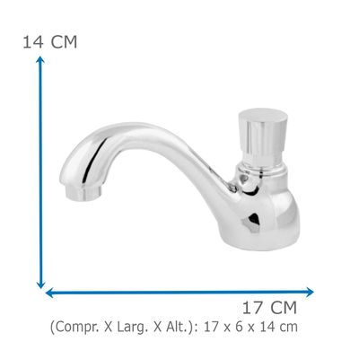 Torneira De Banheiro/Lavatório Oliveira Cisne Automática Com Temporizador