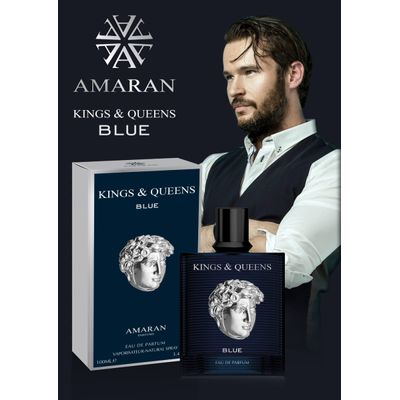 Amaran Kings & Quenns Blue Eau de Parfum Perfume Masculino 100ml 100ml / Incolor