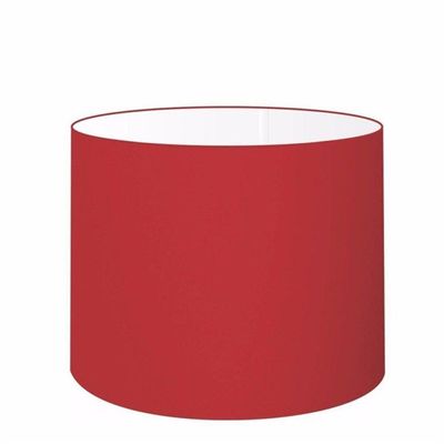 Cúpula Abajur E Luminária Cilíndrica Vivare Cp-7019 ø40x30cm - Bocal Nacional Bordo