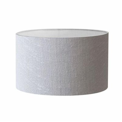 Cúpula Abajur Cilíndrica Cp-7024 ø50x25cm Rustico Cinza