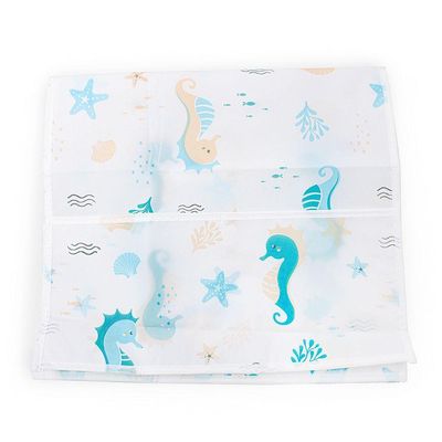 Capa Protetora Para Microondas Forno Eletrico Eletrodomesticos 85x35cm Fundo Do Mar