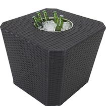 Mesa Grécia Em Alumínio Com Balde Preto
