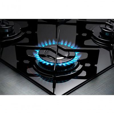 Fogão Cooktop Fischer 4 Queimadores Fit Line Gás Mesa Vidro 26342-57175 Preto Bivolt